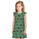thumbnail image 1 of Fotbe Christmas Dachshund Vestido de Dormir para Niñas de 3 a 10 Años, Mangas Cortas, Estilo Princesa, Pijama Camisón con Mangas Voladas-X-Large, 1 of 6