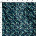thumbnail image 3 of Soimoi Cotton Satin Spandex Green Fabric By the Yard - 54 Inch Wide - Abstracts Art Fabric - Contemporary and Unique Patterns for Creative Projects Printed Fabric, 3 of 6