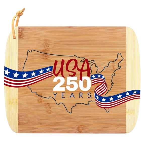 Totally Bamboo USA 250th Anniversary UV Printed 11" Cutting Board
