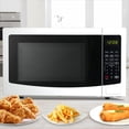 thumbnail image 6 of Countertop Microwave Oven 1.1 Cu. Ft. – 1000 Watts Power, Auto Cook Settings, Defrost, Easy Clean and Child Safety Lock - White, 6 of 6