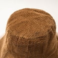thumbnail image 4 of COCOpeaunt new Autumn Winter Bucket Hats Women Corduroy Panama Hat Thick Warm Plush Fisherman Cap for Girl Crimping Basin Hat lady Kapelusz, 4 of 6