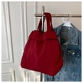 thumbnail image 2 of Bolsa De Hombro Bolsa bandolera grande de nailon para mujer, Bolsa de mano para fitness (rojo vino) Tmvgtek Para Estrenar, 2 of 5