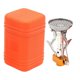 thumbnail image 1 of Mini quemador de gas duradero, estufa plegable Herramienta de cocina de acero inoxidable Mini estufa Suministros de equipo para viajes Senderismo Cola estufa de mochilero, 1 of 8