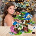 thumbnail image 5 of Tree house Building Set with LED,Friend Tree House Building Block Toy with Swing,Slide, 792pcs Mini Blicks, 5 of 5