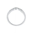 thumbnail image 2 of Channel Set Diamond Wedding Band in 14K White Gold (1/5 cttw, I-J, I1-I2) (Size-7), 2 of 3