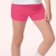 thumbnail image 3 of Jalioing Kids Summer Shorts Cotton Biker Shorts for Girls Solid Color Elastic Waist Casual Athletic Shorts, 3 of 5
