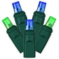 thumbnail image 1 of Vickerman X6G2742CSA Vickerman 70 Blue-Green Wide Angle LED Light on Green Wire 35' Christmas Light Strand, 1 of 1