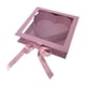 thumbnail image 4 of Caja de regalo con forma de corazón y flores para Valentín, con tapa transparente, rellenable y creativa, ideal para dulces, bodas, cumpleaños Rosa, 4 of 8