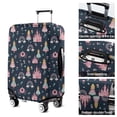 thumbnail image 5 of Dark Blue Princess Castle Night Pattern Luggage Cover Fashion Suitcase Cover Baggage Covers Fit 25-28 Inch Luggage (Go Travel), 5 of 5