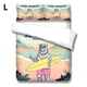thumbnail image 2 of Dibujos animados Duvet Cover Skateboard Pattern Patrón de Hogares Acolchado Cubierta Caja Caja de múltiples Tamaño Conjunto de colchas para jóvenes adultos L 3 piezas Scienceny HA011559-12, 2 of 7
