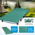 thumbnail image 4 of Ultralight Folding Tent Camping Cot Bed, Portable Compact for Outdoor Travel, Base Camp, Hiking, Mountaineering, Lightweight Backpacking (Green), 4 of 7