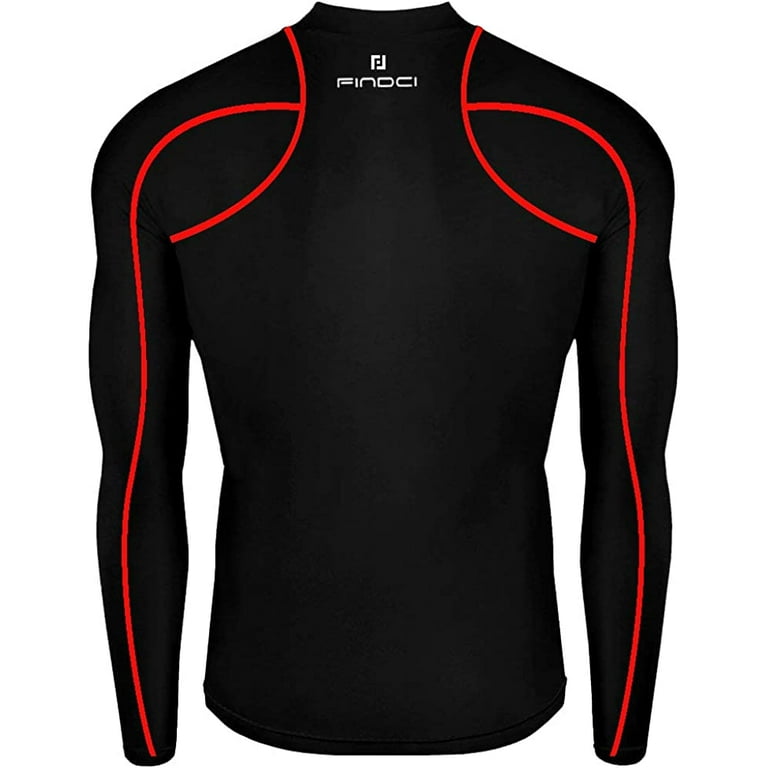 Compression Long Sleeve Men's Workout T Shirt - Men's Fitness Apparel,  Men's Sports & Fitness T Shirts, Vivinch, compression shirt 
