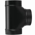 thumbnail image 2 of (5 pack) Imperial Manufacturing Group BM0083 6" Black Matte Clean Out Tee, 2 of 4