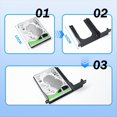 thumbnail image 2 of Soporte de Actualización para Disco Duro HDD/SSD de 2,5 Pulgadas con Tornillos para 2 PS2 SCPH-30000 y SCPH-50000 Fat Consolas., 2 of 5