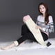 thumbnail image 2 of Pantalones deportivos negros para mujer, de moda, informales, con estampados, de cintura alta, para mantener el calor, largos, 2 of 6