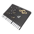 thumbnail image 2 of Music Sheet File Folder Black 1Set 12.38X9.63X0.79in, 2 of 9