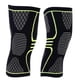 thumbnail image 2 of Breathable Weaving Sleeve Support for Running Climbing Nylon Knee Brace Pad(Black green M), 2 of 4