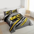 thumbnail image 3 of Castle Fairy Female Men Women Yellow Racing Car Full Size Comforter Sets 3-Piece,Abstract Graffiti Splash Bedding Comforter Set,Extreme Sport Lightweight Bedding Sets,Lightweight Room Decor, 3 of 8