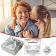 thumbnail image 2 of Granddaughter Eternal KnotNecklace - Four Leaf Pendant with Emotional Memory Gift Box, Family Love Accessory, 2 of 7