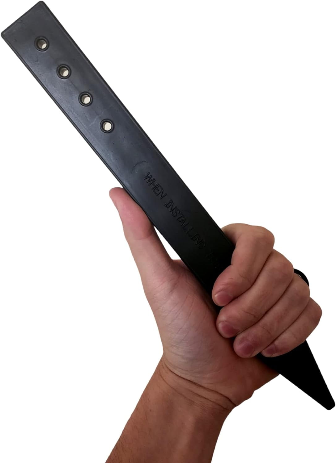 Heavy Duty, Black Landscape Lawn & Garden Border Edging Stakes - Easy Install Terrace & Bender Board (30)