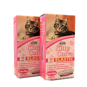 Angle View: Alfapet, Kitty Cat Elastic Litter Box Liners, 10 Count