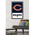 thumbnail image 3 of NFL Chicago Bears - Logo 21 Wall Poster, 22.375" x 34" Framed, 3 of 4