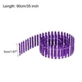 thumbnail image 2 of Unique Bargains Miniature Garden Fence, 35 Inch Long Decorative Picket Fence, Dark Purple 4Pack, 2 of 5