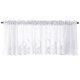 thumbnail image 1 of Cortina de gasa Yuarrent 2 uds con encaje para ventana color blanco 137x61cm, 1 of 6
