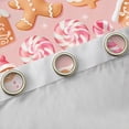 thumbnail image 4 of Castle Fairy Gingerbread Man Candy Cane Blackout Curtains Set of 2 (52x84 Each) for Teens Girls Boys,Merry Christmas Window Curtains,Happy New Year Curtains and Drapes,Super Cozy Room Decor, 4 of 6