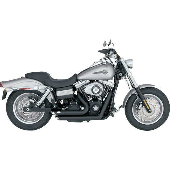 Vance & Hines Shortshots Staggered Matte Black Exhaust System (47317)