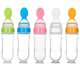 thumbnail image 3 of Cuchara para bebé Biberón Cuentagotas Cucharas de silicona para alimentar Medicina Niños Cubiertos para niños pequeños Utensilios Accesorios para niños Recién nacido Amarillo, 3 of 4