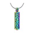 thumbnail image 2 of Collar de cremación Collar Cenizas Cenizas Decorativas Elegante para Remembrance Remental Joyería para reclutamiento para cumpleaños Día de la Vistoso, 2 of 8