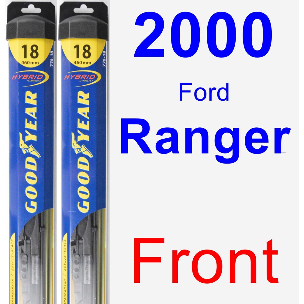 2000 Ford Ranger Wiper Blade Set/Kit (Front) (2 Blades) - Hybrid