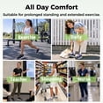 thumbnail image 3 of AOV Womens Arch Support Walking Shoes Plantar Fasciitis Fashion Sneakers Tennis Shoes for Foot Pain Relief, US Size 7.5, 3 of 8