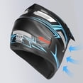 thumbnail image 5 of Youth Kids Motocross Helmet Motorcycle Dirt Bike Off-Road Mountain Bike BMX MX ATV Helmet with(Gloves Goggles Mask) 4Pcs Set - DOT Approved(Blue,S), 5 of 13