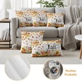 thumbnail image 6 of Hello Fall Outdoor Pillow Covers 20"x12" Set of 2,Waterproof Throw Pillow Covers for Patio Furniture,Orange Pumpkins Thanksgiving Maple Leaf Decorative Cushion Pillowcases for Garden Porch Couch Sofa, 6 of 9