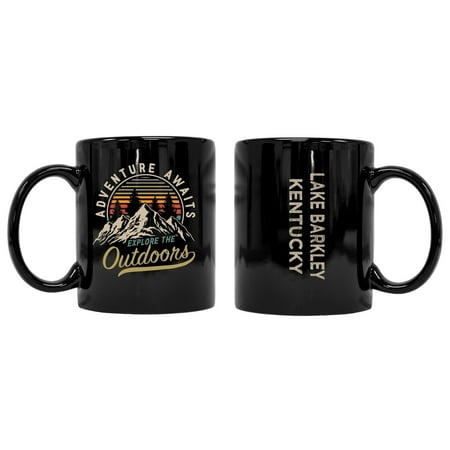 

Lake Barkley Kentucky Souvenir Adventure Awaits 8 oz Coffee Mug 2-Pack