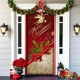 thumbnail image 6 of LanSuare Christmas Decorations Christmas Door Cover, Xmas Gift Box Bow Background Banner, Door Hanging Covers Photo Booth Props for Winter Party Decorations, 35x79Inch, 6 of 8