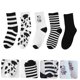 thumbnail image 5 of SWETRACE 5 Pares De Calcetines De Con En Colores Surtidos Para Uso Diario Y Casual, 5 of 8