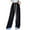 Black, variant on Yuwull Cargo Pants Y2K Women Wide Leg Joggers Hippie Streetwear Loose Baggy Trousers Pants For Women