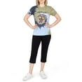thumbnail image 4 of Ed Hardy Womens Tiger Head Tie Dye Graphic T-Shirt Green S, 4 of 4