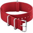 thumbnail image 1 of Nylon NATO Watch Strap, Premium Ballistic Unisex Watch Strap 20mm, 1 of 5