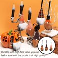 thumbnail image 3 of Toystoory 3X muñeco de gnomo colgante de pared estatua decoración de fiesta adorno de Halloween multicolor multiusos chico juguete lindo Kits de decoración para fiestas bigote marron, 3 of 6