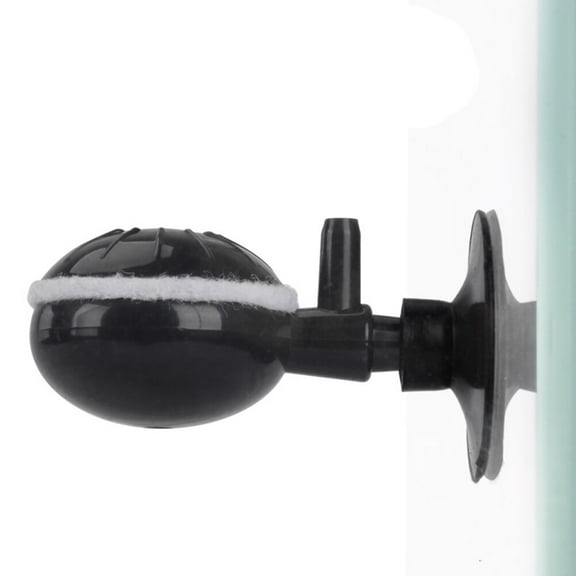 MLINS  2 Pcs Air Stone Aquarium Bubble Round Tank Fish Tanks Black