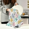 thumbnail image 6 of GZHJMY Easter Egg Kitchen Dish Towel 1 Pack, Soft Absorbent Dishcloths Reusable Hand Towel Washable Tea Towels for Home Kitchen Bar Table Decor, 28 x 18 Inch Washcloths Decorative Towels, 6 of 7