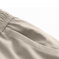 thumbnail image 5 of Yongwang Men's Athletic Cargo Joggers Drawstring Straight Leg Pants with Pocket Windproof Outdoor Sports Trousers, 5 of 8