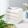 thumbnail image 2 of REGALWOVEN Hand Towel Set 14" x 30", Soft 100% Combed Cotton 600 GSM Luxury Towels Beige 4, 2 of 8