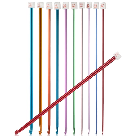 Worgeous  Beginner Crochet Kit Supplies Hooks Needle Knitting Needles