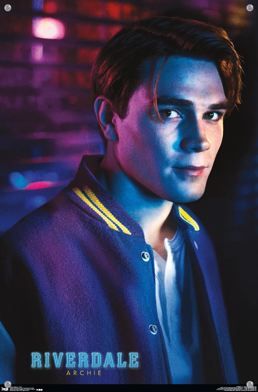 Riverdale - Archie Wall Poster with Push Pins, 14.725" x 22.375"
