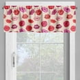 thumbnail image 4 of Ambesonne Kiss Valance & Curtain, Vivid Colored Lips Glamour, 55"x36", Pale Rose and Multicolor, 4 of 6